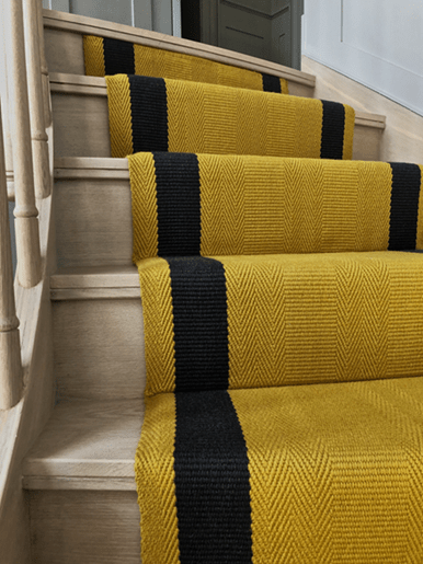 Off The Loom Ashington Tuscany Yellow Stair Runner is available from Flooring 4 You Ltd in Cheshire